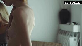 skinny besties milena and sicilia lick wet pussies