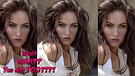 wanna jerk to my erotic megan fox riding instructions video