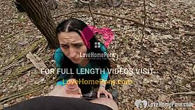 Deepthroat Cock After Bent Over Doggy Fuck