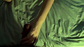 caught her pleasuring herself and guided to climax