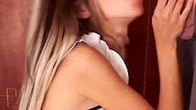 candie cross drops knees polishes cocks like perfect maid