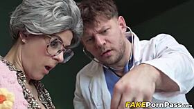 Horny Granny Billie Star Drilled Deep Throat Pierced Pussy Cum Guzzler
