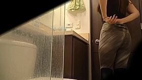 spying on sexy argentinian model milet peeing up her miniskirt outdoors 👀💦