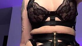 Adrianna Savu Delivers Intense BDSM Fingering in Lingerie