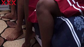 Schoolgirl repays boyfriend's gift with pant-soaked creampie