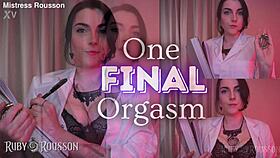 feel the chastity torment build to explosive release with ruby rousson's commands!