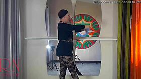 regina noir spanks bad ballerina's ass scolds fucks mouth and pussy in studio