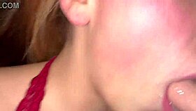 pov upside down deepthroat gagging with no mercy choke.