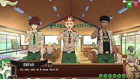 keitaro dives into game camp of friends path 2 episode 49 russian voiceover adventure