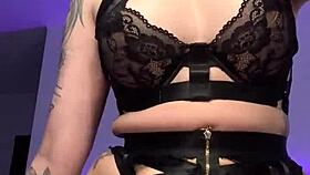 Adrianna Savu Delivers Intense BDSM Fingering in Lingerie
