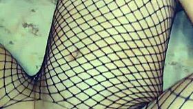 Watch her ass holes close-up while she masturbates homemade