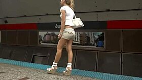 hey check out this hot asian's sexy legs in heels