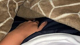 Brunette Student Fingers Juicy Pussy Before School