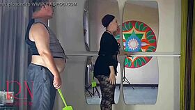 regina noir spanks bad ballerina's ass scolds fucks mouth and pussy in studio