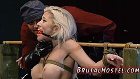 skinny big-titted blonde teen cristi ann endures extreme bound anal in hardcore bdsm compilation