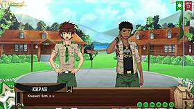 keitaro dives into game camp of friends path 2 episode 49 russian voiceover adventure