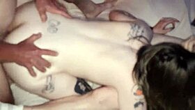 young slut gangbanged sloppy by older men crew 😜