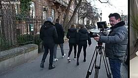 hey eveline and silvia dellai you sluts take that double penetration gangbang pounding deep