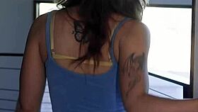 Curvy Brunette Milfs Mindi and Mia Kiss Lick Wet Pussies in Lingerie