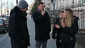 hey eveline and silvia dellai you sluts take that double penetration gangbang pounding deep