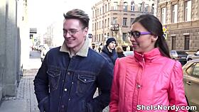 Nerdy Ananta Shakti teen gets fucked hard 😍🍆💦