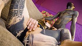 uhh my skinny girl's ass is stretching so wide from this monster cock play