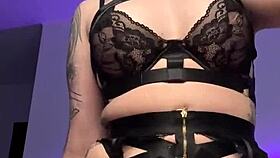 Adrianna Savu Delivers Intense BDSM Fingering in Lingerie