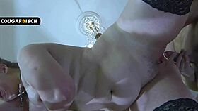 a fat milf takes ruthless pounding from the muscular hunk relentlessly