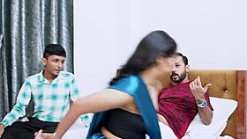 Desi Wife Takes Rough Threesome Pounding From Indian College Lovers In Juicy Creampie Session!