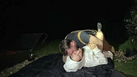 Wife's Pussy Licked While She Rides at Remote Man Camp