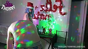 Naughty Brazilian Christmas Backstage Putaria