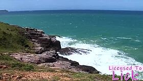 Tarra White Craves Submissive Beach Pussy Licking Rimjob