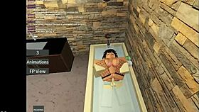 hardcore roblox game turns into big ass bunny tits fuck fest