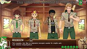 keitaro dives into game camp of friends path 2 episode 49 russian voiceover adventure