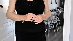 busty mature in lingerie delivers dildo pussy fucking promises pov