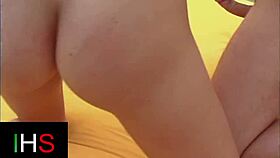 beautiful brunette milf bends over for deep assfucking by huge cock