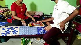 master takes advantage of student for hardcore creampie riding.