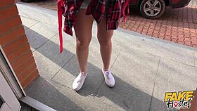 Fake Hostel Plump Teen Ruined by Intense Doggystyle Pounding