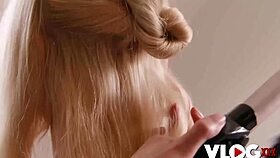 Naughty Vera Jaws' Tight Pussy Slammed Behind Scenes!