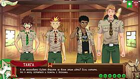 keitaro dives into game camp of friends path 2 episode 49 russian voiceover adventure