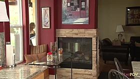 Beautiful Asian Lesbian with Pierced Nipples Enjoys Jacuzzi Lick and Fuck