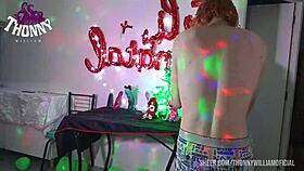 Naughty Brazilian Christmas Backstage Putaria