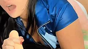 hot latina bends over big ass fucked moaning sucks toy homemade