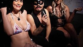 colombian slut dances wet pussy public nightclub group erotic threesome