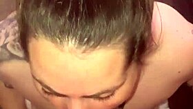 black bull bends blonde slut over for deep doggystyle cumshot