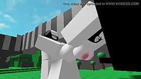 Overwhelmed By Roblox Tm's Monster Cock Cumming Deep Inside My Milf Pussy!