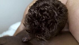 mmm i love stuffing black cock deep in my bbw throat