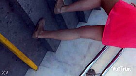 Detailed Sexy Upskirt Views Under Skirts In Minsk Streets