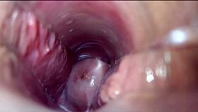 close-up vaginal orgasm quivers intensely