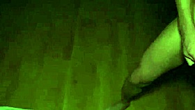 Babe Boldly Sucks Two Throbbing Cocks Hard
